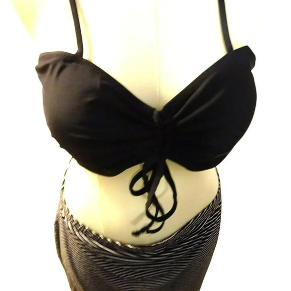 Forever 21 3X Black Bikini Tube Top with Removeable Cups - Picture 2 of 7